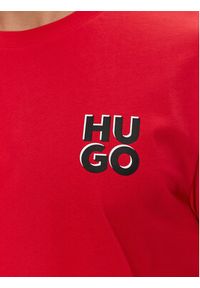 Hugo T-Shirt Dimoniti 50522434 Czerwony Regular Fit. Kolor: czerwony. Materiał: bawełna #5