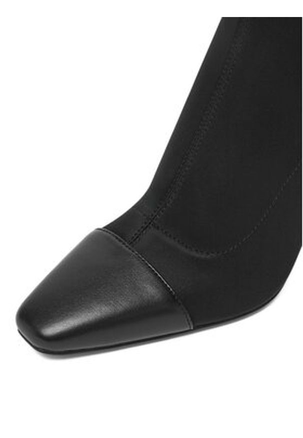 Nine West Botki CEO-NOURA-01 Czarny. Kolor: czarny. Materiał: materiał