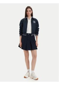 Tommy Jeans Spódnica plisowana DW0DW23149 Granatowy Regular Fit. Kolor: niebieski. Materiał: bawełna #3