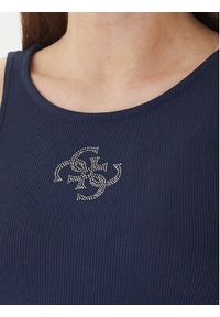 Guess Top W6RP39 KD092 Granatowy Regular Fit. Kolor: niebieski. Materiał: syntetyk #3