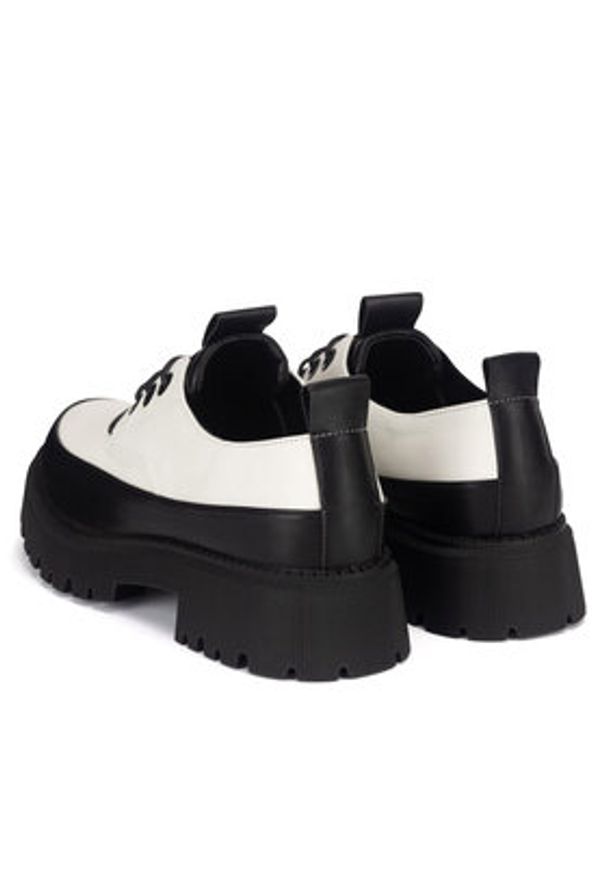 DeeZee Loafersy WS5875-10 Biały. Kolor: biały. Materiał: skóra