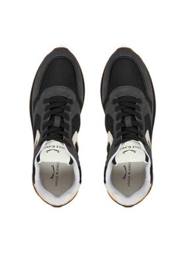 Voile Blanche Sneakersy 2018797-11 Szary. Kolor: szary. Materiał: skóra, zamsz