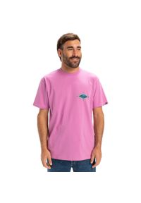Quiksilver - Koszulka z krótkim rękawem dla Mężczyzn EV BEACH BLAST Fioletowy. Kolor: fioletowy. Materiał: materiał, bawełna. Długość rękawa: krótki rękaw. Długość: krótkie. Wzór: nadruk
