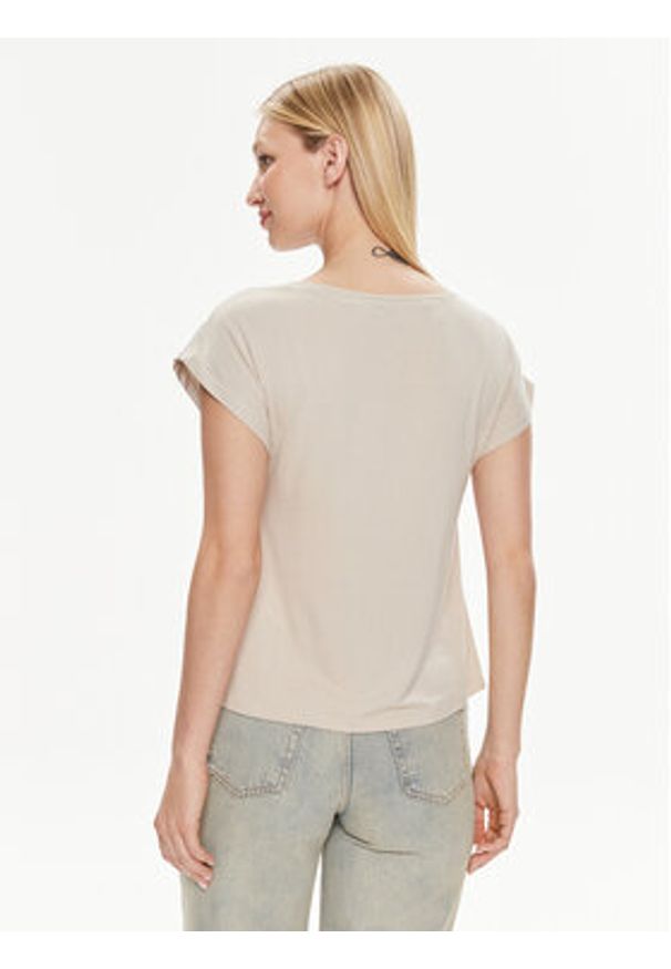 Vero Moda Bluzka Merle 10305151 Écru Regular Fit. Kolor: kremowy. Materiał: syntetyk