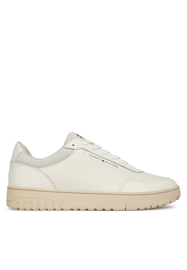 TOMMY HILFIGER - Sneakersy Tommy Hilfiger. Kolor: kremowy