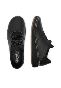 Rieker Półbuty 50960-00 Czarny. Kolor: czarny. Materiał: skóra, syntetyk #5