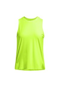 Damski tank top Under Armour Launch Elite. Kolor: żółty. Materiał: tkanina. Sport: bieganie #1