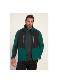 JAY-PI - Męska Kurtka softshellowa FLEXNAMIC® do aktywności na świeżym powietrzu. Typ kołnierza: kołnierzyk stójkowy. Kolekcja: plus size. Kolor: zielony. Materiał: poliester, materiał, elastan. Sport: turystyka piesza #1