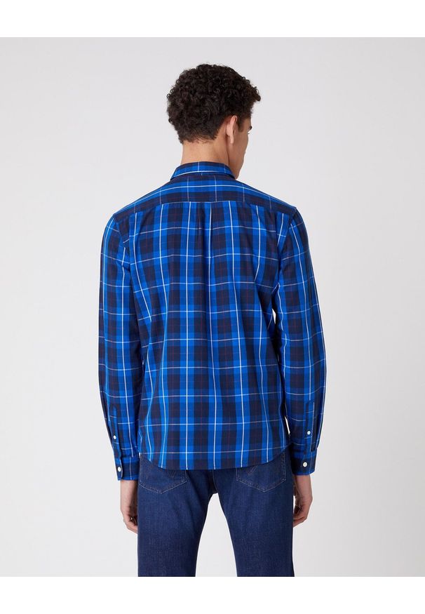 Wrangler - MĘSKA KOSZULA W KRATE WRANGLER LS 1PKT SHIRT VICTORIA BLUE W5A14MXJS 112129959