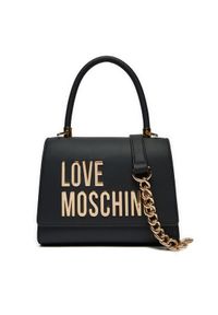 Love Moschino - LOVE MOSCHINO Torebka JC4024PP1LKD0000 Czarny. Kolor: czarny. Materiał: skórzane