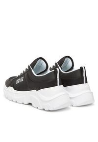 Versace Jeans Couture Sneakersy 78YA3SC1 Czarny. Kolor: czarny. Materiał: skóra #6
