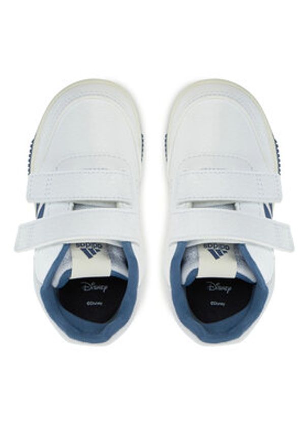 Adidas - adidas Sneakersy Disney Mickey Mouse Tensaur IH8879 Biały. Kolor: biały. Materiał: skóra. Wzór: motyw z bajki