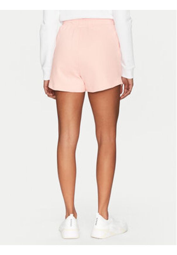 Guess Jeans Szorty sportowe W5GD0O K68I4 Różowy Relaxed Fit. Kolor: różowy. Materiał: bawełna