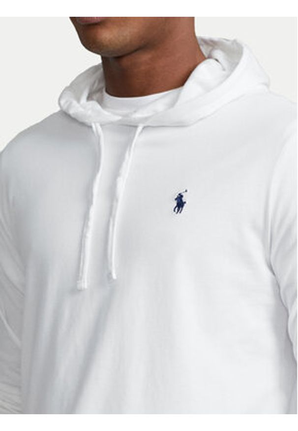 Polo Ralph Lauren Longsleeve 710847203015 Biały Regular Fit. Typ kołnierza: polo. Kolor: biały. Materiał: bawełna. Długość rękawa: długi rękaw