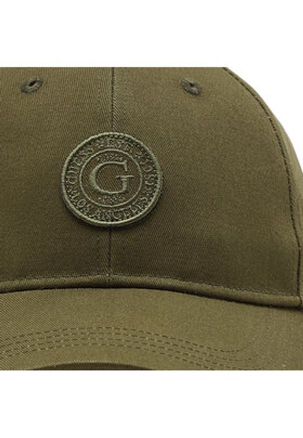 Guess Czapka z daszkiem M3RZ04 WF8V0 Zielony. Kolor: zielony. Materiał: bawełna, materiał