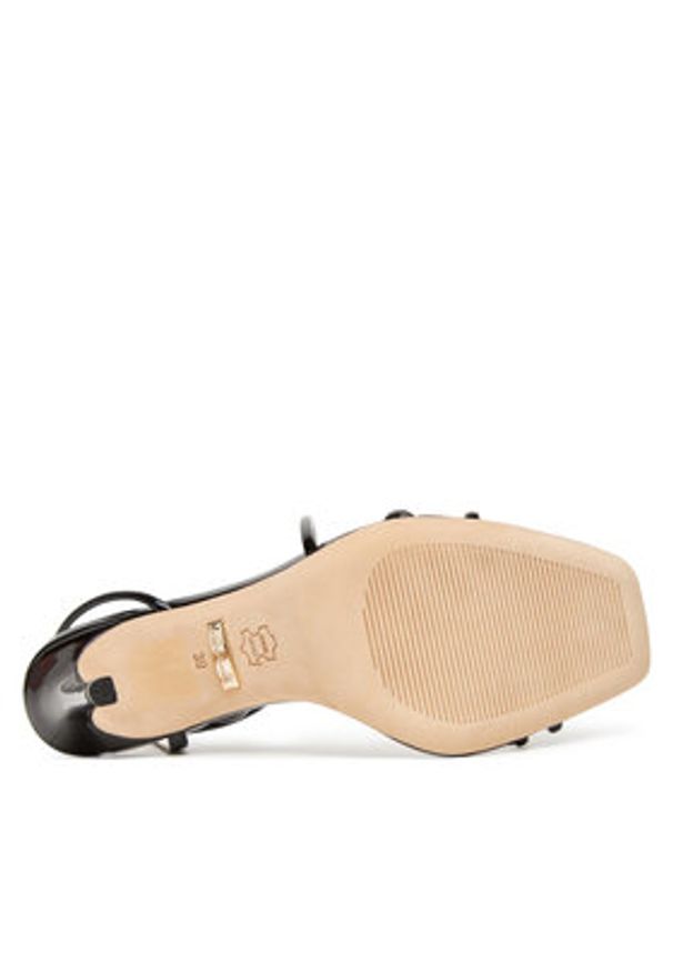 Marciano Guess Sandały 5YGZ35 7231A Czarny. Kolor: czarny. Materiał: lakier, skóra