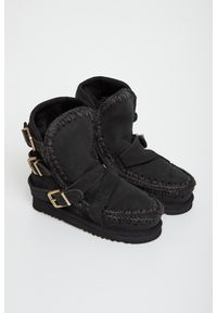 Mou - Śniegowce damskie skórzane MOU. Materiał: skóra #1