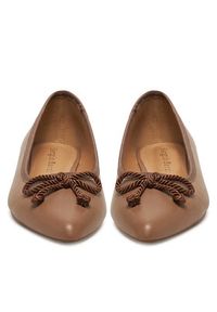 Sergio Bardi Baleriny WFA1572-29Z-SB Beżowy. Kolor: beżowy. Materiał: skóra #5