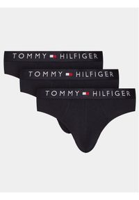 TOMMY HILFIGER - Tommy Hilfiger Komplet 3 par slipów UM0UM03182 Granatowy. Kolor: niebieski. Materiał: bawełna #1