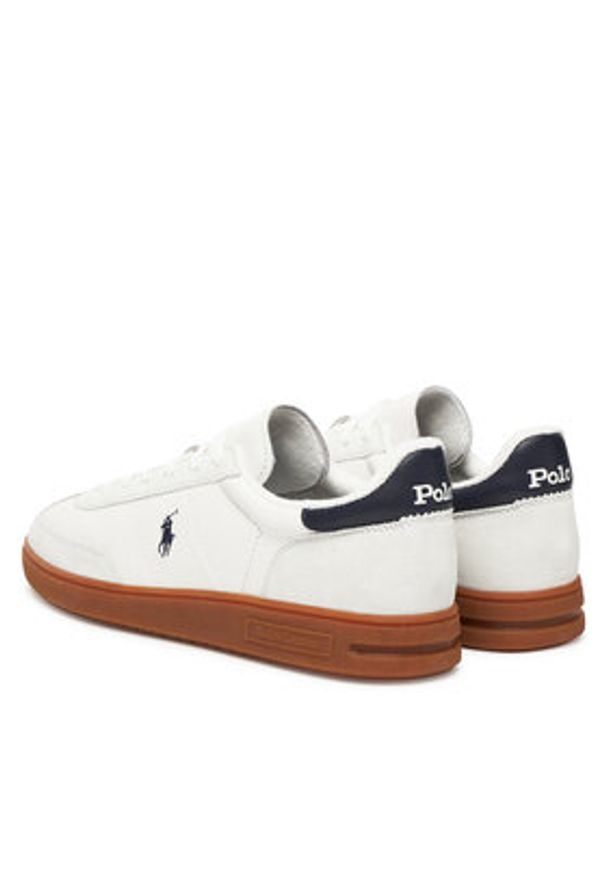 Polo Ralph Lauren Sneakersy Bedford 809973701005 Écru. Materiał: skóra