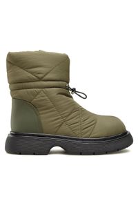 Jenny - JENNY Botki WS5801-05 Khaki. Kolor: brązowy. Materiał: materiał #1