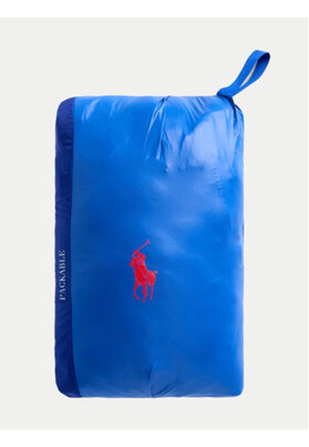 Polo Ralph Lauren Kurtka przejściowa 710949955005 Niebieski Regular Fit. Typ kołnierza: polo. Kolor: niebieski. Materiał: syntetyk