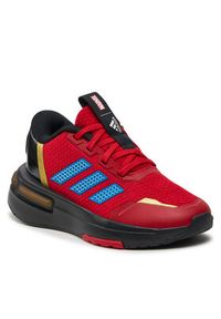 Adidas - adidas Sneakersy Marvel's Iron Man Racer Kids IG3560 Czerwony. Kolor: czerwony. Materiał: materiał. Wzór: motyw z bajki. Model: Adidas Racer #6