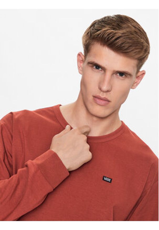 Vans Bluza Mn Off The Wall Classic Ls VN0A4TUR Bordowy Classic Fit. Kolor: czerwony. Materiał: bawełna