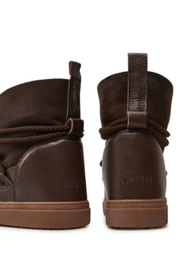 Inuikii Śniegowce Classic 55101-001 Brązowy. Kolor: brązowy. Materiał: skóra, zamsz