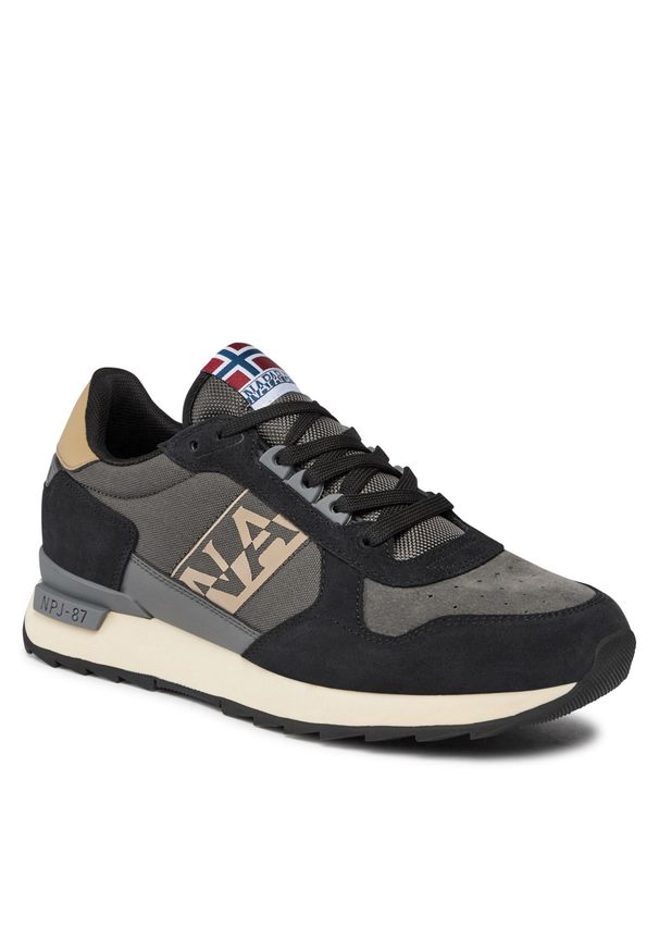 Sneakersy Napapijri Stab01 NP0A4HVC Black/Grey Z02. Kolor: czarny