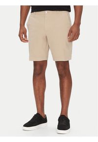BOSS Szorty materiałowe H-Slice-Shorts1 50543951 Beżowy Slim Fit. Kolor: beżowy. Materiał: bawełna