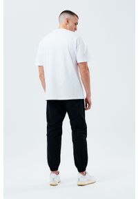 Hype T-shirt męski kolor biały z nadrukiem. Kolor: biały. Wzór: nadruk