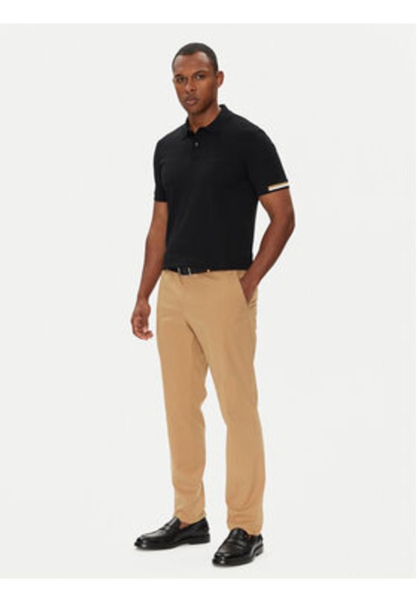 BOSS - Boss Polo Parlay 147 50467113 Czarny Regular Fit. Typ kołnierza: polo. Kolor: czarny. Materiał: bawełna