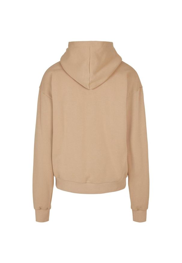 BUILD YOUR BRAND - Bawełniana Bluza Z Kapturem Dla Dorosłych Unisex Ultra Heavyweight Boxy Hoodie. Typ kołnierza: kaptur. Kolor: beżowy. Materiał: bawełna