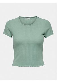 only - ONLY T-Shirt Emma 15201206 Zielony Regular Fit. Kolor: zielony. Materiał: syntetyk #4