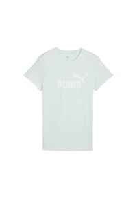 Puma - Damska koszulka z logo ESS No. 1 PUMA Peaceful Blue. Kolor: niebieski. Sport: fitness