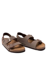 Birkenstock Sandały Milano Bs 0634501 Brązowy. Kolor: brązowy. Materiał: skóra #7