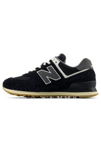 Buty unisex New Balance U574RUS – czarne. Kolor: czarny. Materiał: tkanina, guma, zamsz. Szerokość cholewki: normalna. Model: New Balance 574 #5