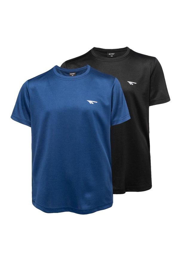 Hi-tec - T-shirt Dziecięca Z Krótkim Rękawem Jodin 2pak. Kolor: czarny, niebieski, wielokolorowy, zielony. Długość rękawa: krótki rękaw. Długość: krótkie