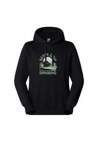 Bluza męska The North Face Outdoor 0A8C20JK31 - czarna. Typ kołnierza: kaptur. Kolor: czarny. Materiał: bawełna. Styl: klasyczny. Sport: outdoor #1