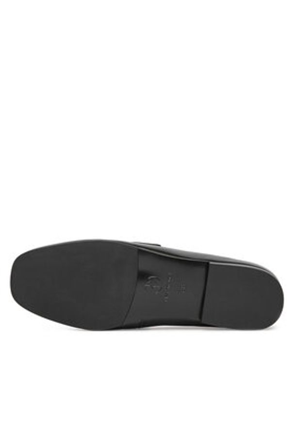 Eva Minge Loafersy CYNIA-LT2513-37 Czarny. Kolor: czarny. Materiał: skóra