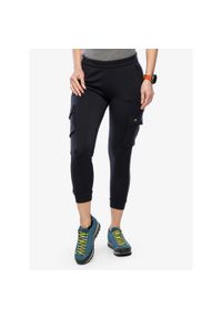 SUPER.NATURAL - Spodnie damskie Super.natural City Cargo. Kolor: czarny. Sport: fitness