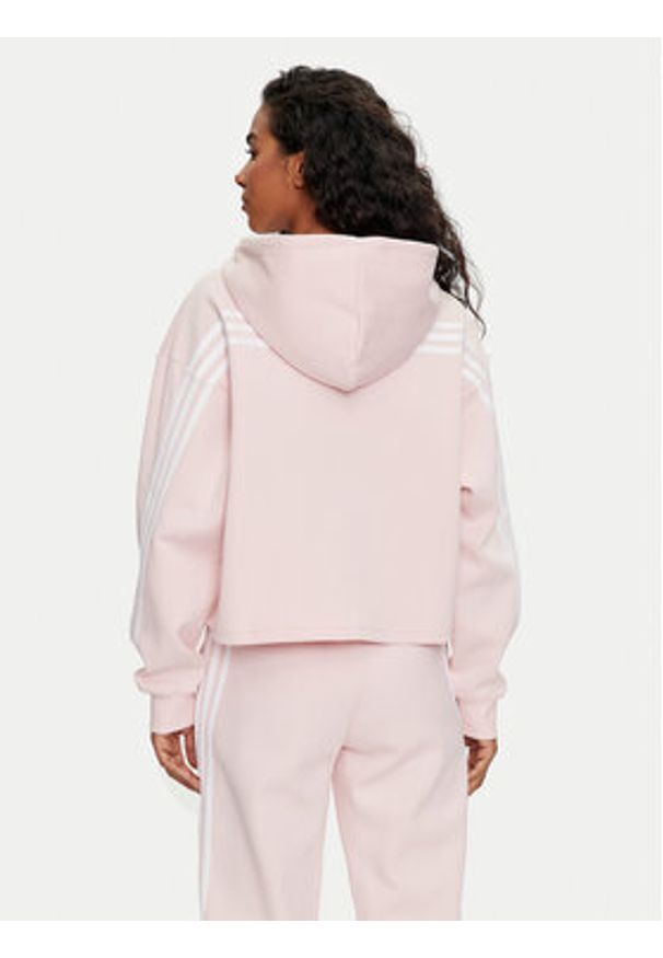 Adidas - adidas Bluza Future Icons 3-Stripes IW5193 Różowy Loose Fit. Kolor: różowy. Materiał: bawełna, syntetyk