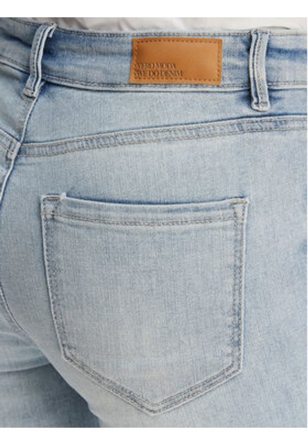 Vero Moda Jeansy Flash 10300174 Niebieski Skinny Fit. Kolor: niebieski