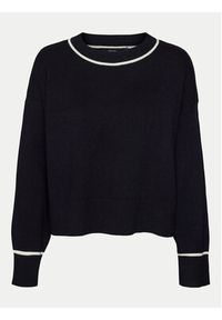 Vero Moda Sweter Saba 10318077 Czarny Regular Fit. Kolor: czarny. Materiał: wiskoza