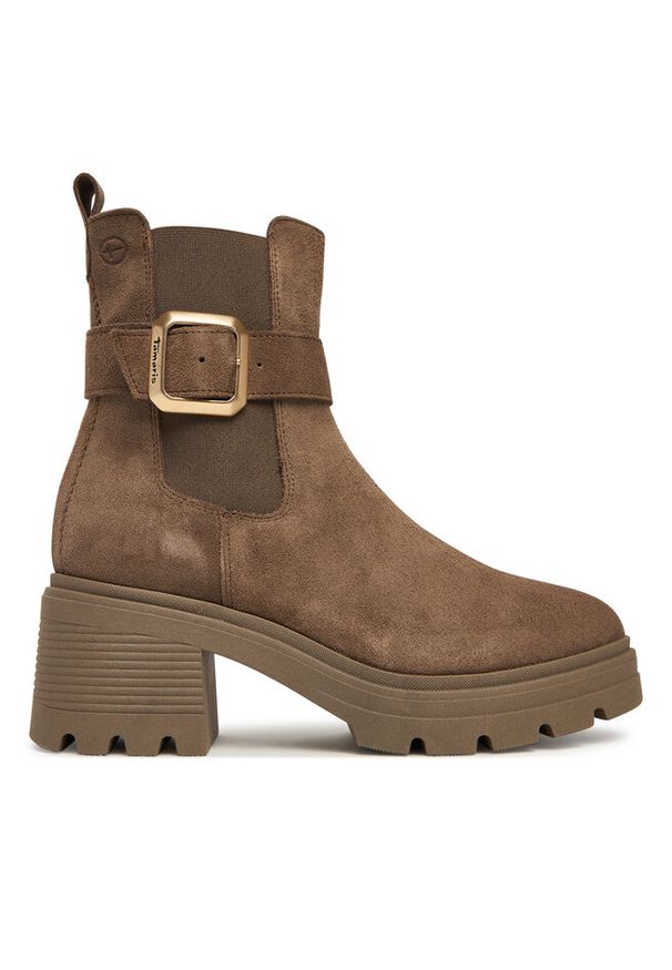 Sztyblety Tamaris. Kolor: brązowy