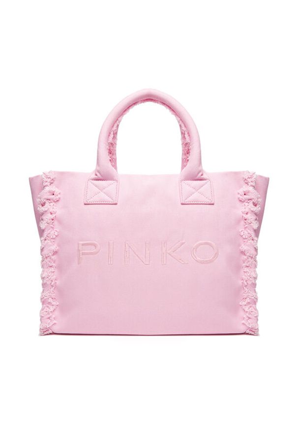 Pinko - PINKO Torebka Beach Shopping PE 25 PLTT 100782 A1WQ Różowy. Kolor: różowy