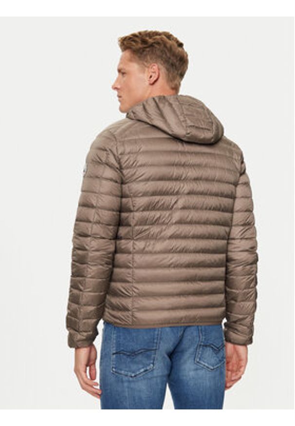 Jott Kurtka puchowa Nico P000MDOW01 Beżowy Slim Fit. Kolor: beżowy. Materiał: syntetyk