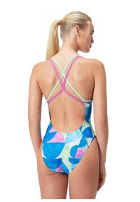 Strój Kąpielowy Speedo Allover Digital Starback – Zielono/Różowy – Rozmiar 30. Kolor: zielony, niebieski, wielokolorowy, różowy