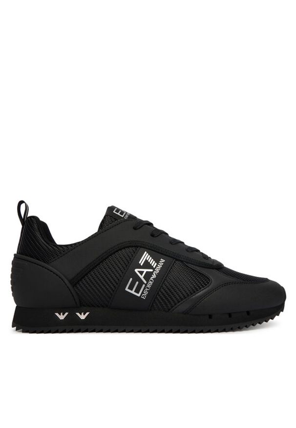 EA7 Emporio Armani Sneakersy 7X000337 AF18613 MZ186 Czarny. Kolor: czarny. Materiał: skóra